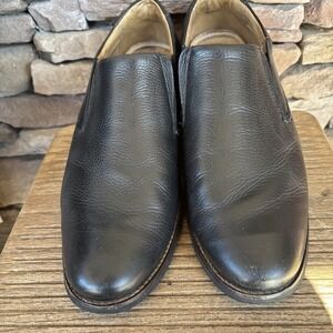 American Classic DelaRentis Handcrafted Leather Black Loafer Slip On Shoes 11M
